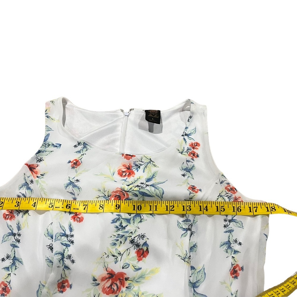 Disney Alice Through the Looking Glass Floral Print Lined Mini Dress - Picture 4 of 8